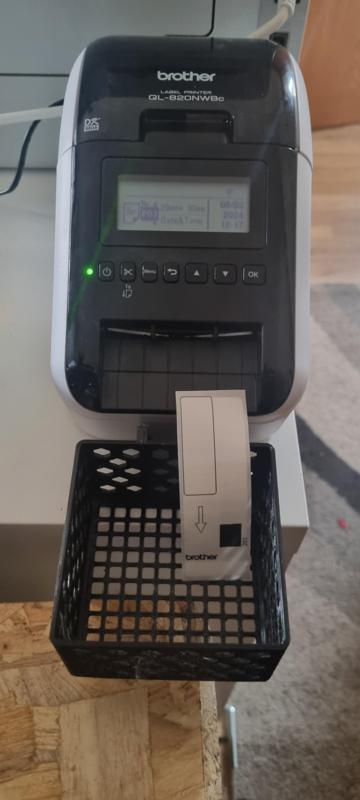 Label Catching Basket for QL-820NWB Printer