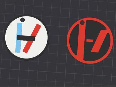 Twenty One Pilots Keychain