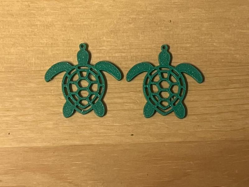 turtle earrings