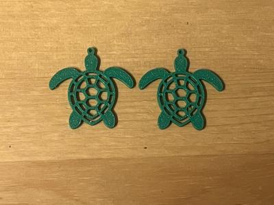 turtle earrings