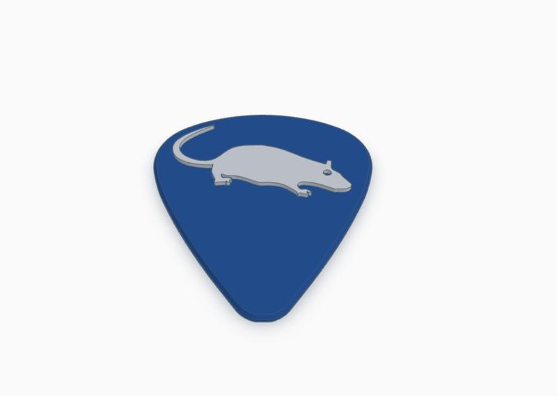 Rat Guitar Pick