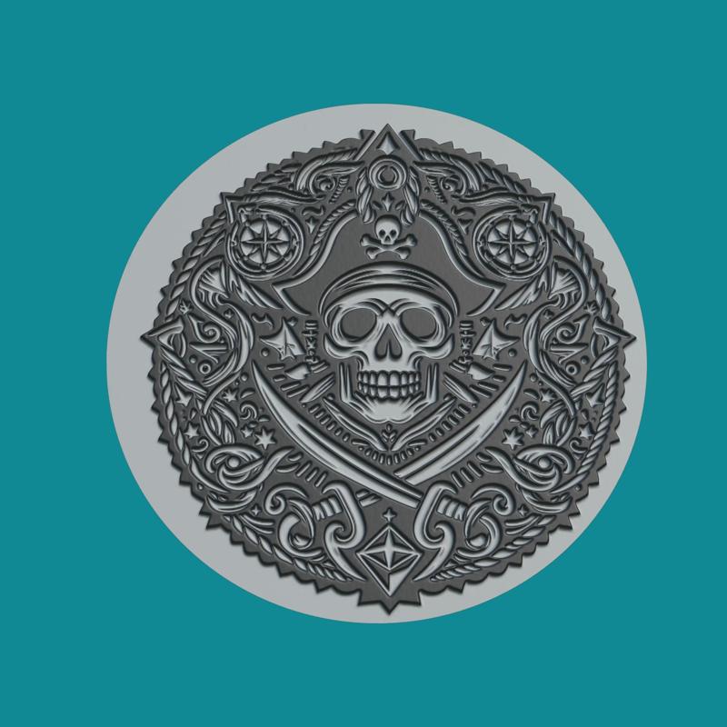Pirate Medallion