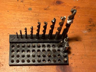 Soporte sobremesa para puntas y brocas