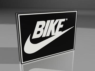 NIKE BIKE LED LIGHTBOX – Just Ride It!