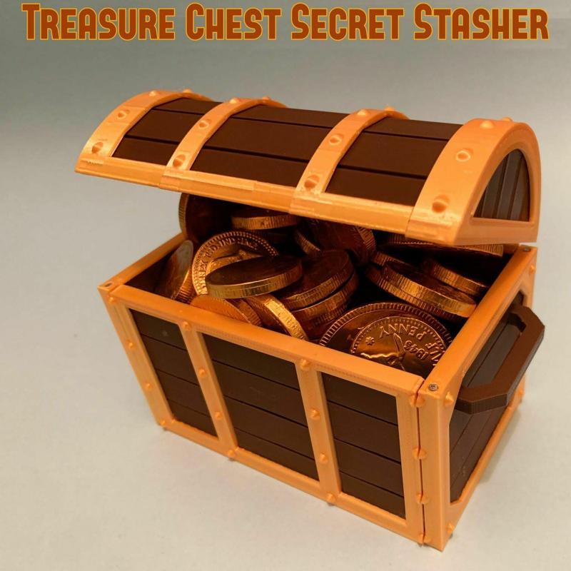 Treasure Chest Secret Stasher (Double Bottom Gift Box)