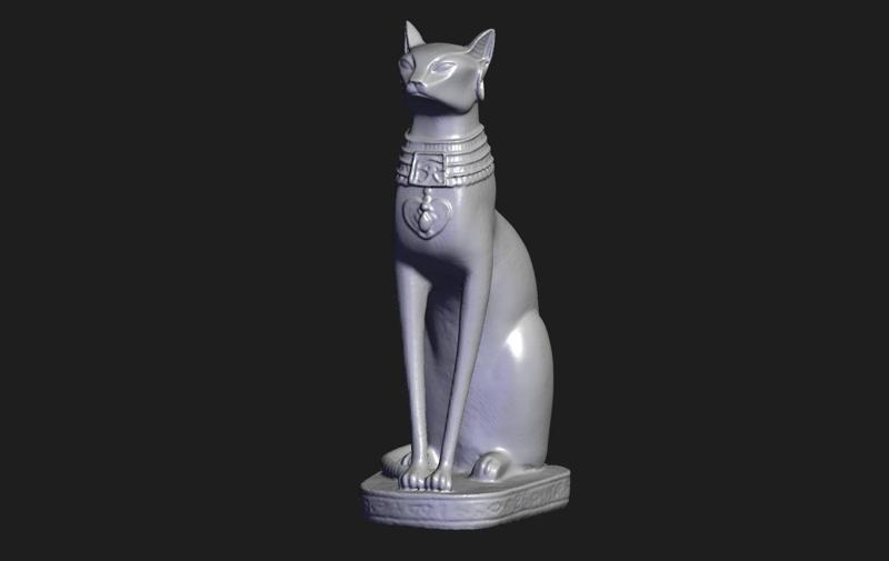Cat--3D Scanned by Revopoint MIRACO 3D Scanner