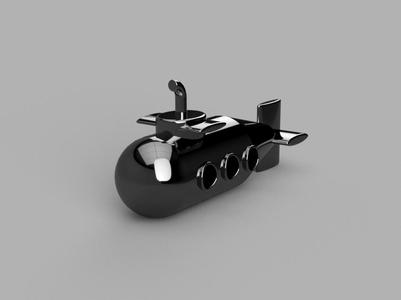 Bathtub Toy Submarine
