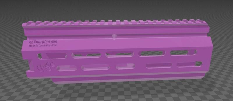 SCOPRION EVO ASG LONG HANDGUARD