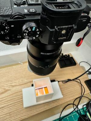DSLR Film scanning jig