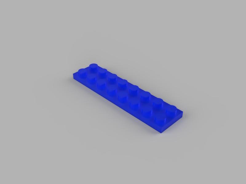 2x8 lego flat