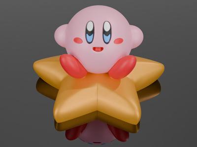 Cute Kirby Figure - NO SUPPORTS
