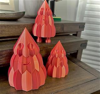 Print in Place collapsing Christmas Tree