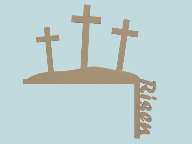 Door Topper - Risen