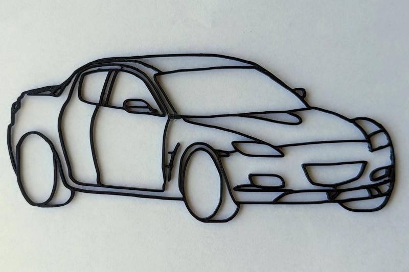 Mazda RX-8 2D Wall Art