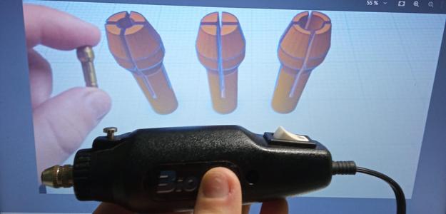 Chucks for mini grinders and engravers