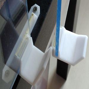 LACK enclosure slotted door handle for 4mm doors