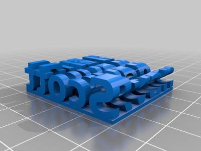 Customized Stereo Text - Ryan Scott