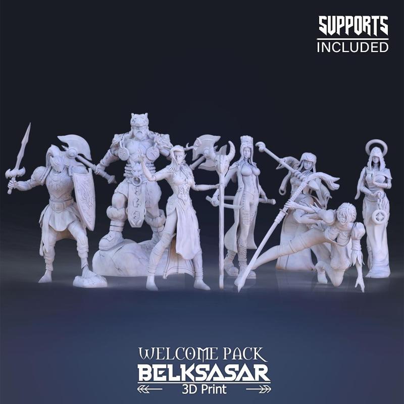 Welcome Pack Belksasar 3DPrint
