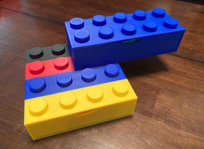 Brick 2x5 and 4x4 Stackable Drawers