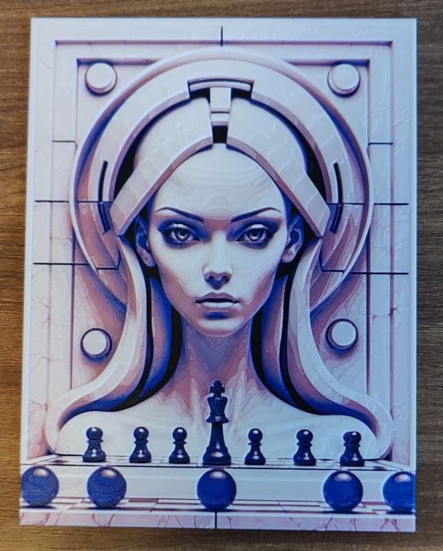 Artwork | Queen Of Chess | 3D Illusion | 2024