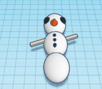 snow man made in 5 minutes