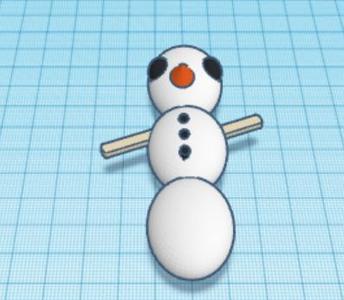 snow man made in 5 minutes