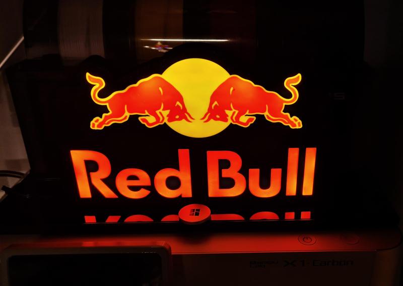 Light Box Red Bull