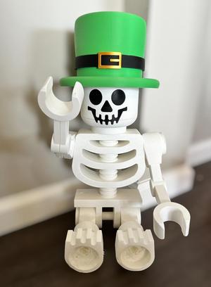 Leprechaun Hat for Mega Brick Skeleton