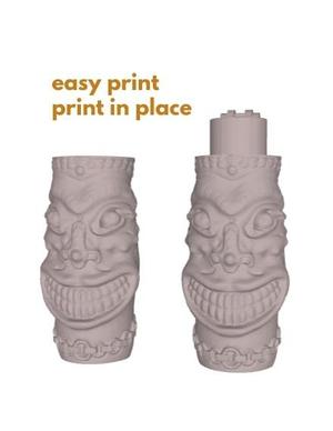 CLIPPER TIKI LIGHTER CASE