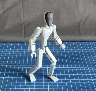 AI robot: fully posable, easy assembly
