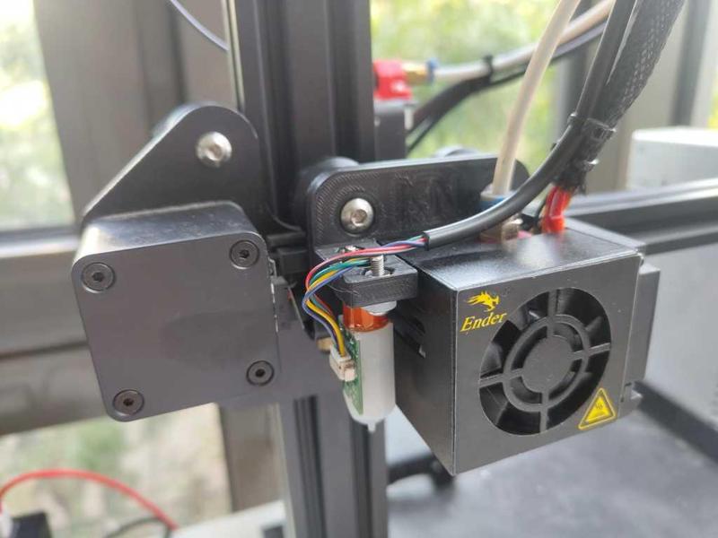 BLTouch Mount for Ender 3 – V-Wheel Screw Attachment (No Hotend Cover Mount)