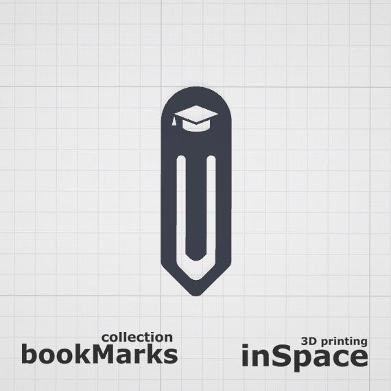 Bookmark - Graduation cap