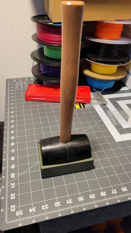 Gridfinity 1.5 lb Rubber Mallet Holder