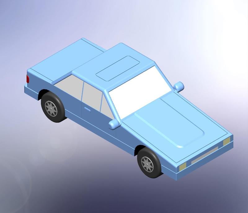 Simple Coupe Car Model