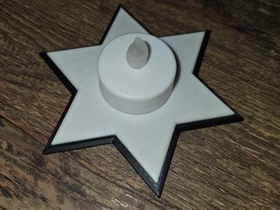 Star for tealight