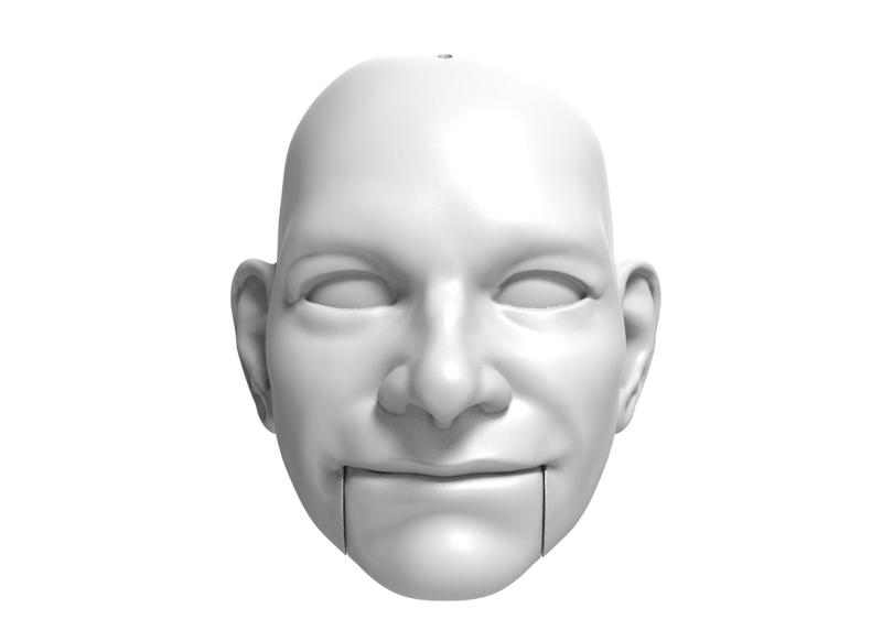 Johnny Eck – Marionette head with moveable mouth