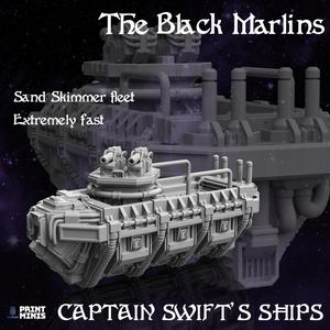 The Black Marlin - Pirate Skiff - Space Pirates Collection