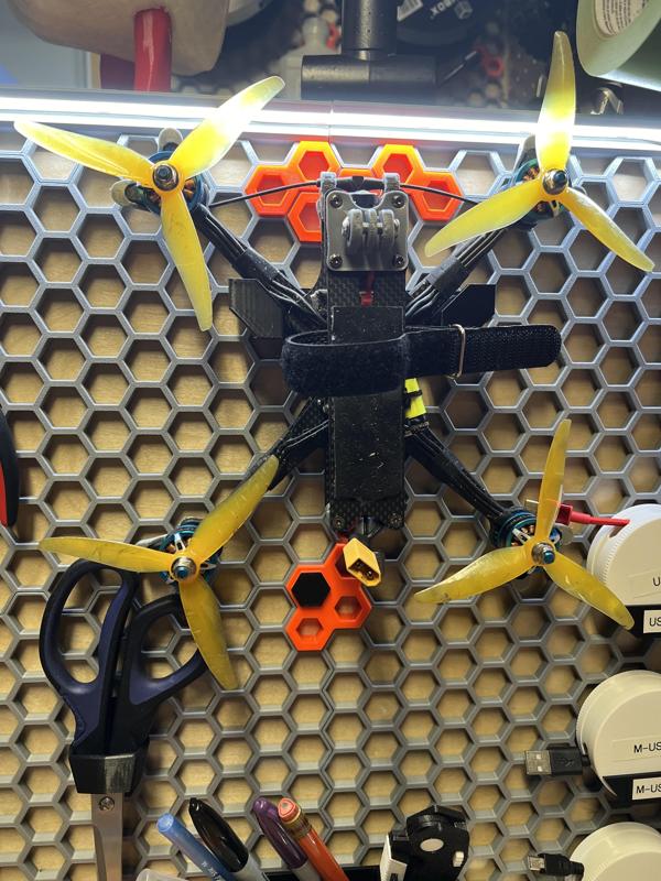 Drone Storage for the Honeycomb Wall