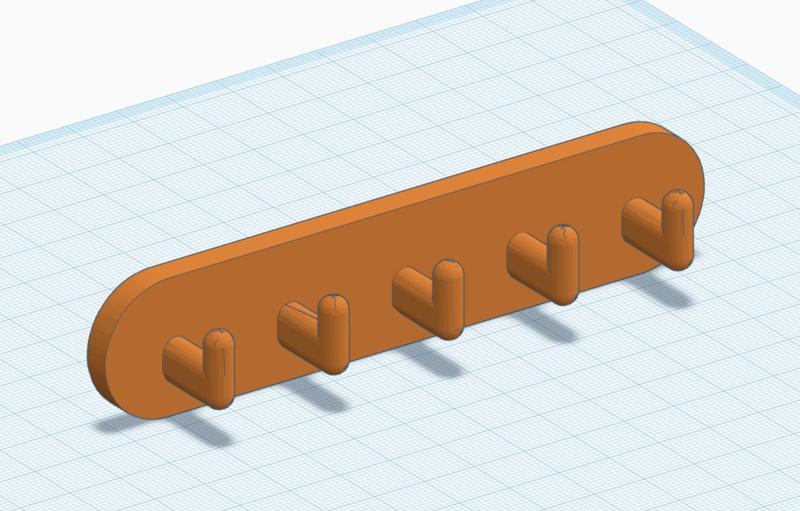 Key Hooks, no screw holes