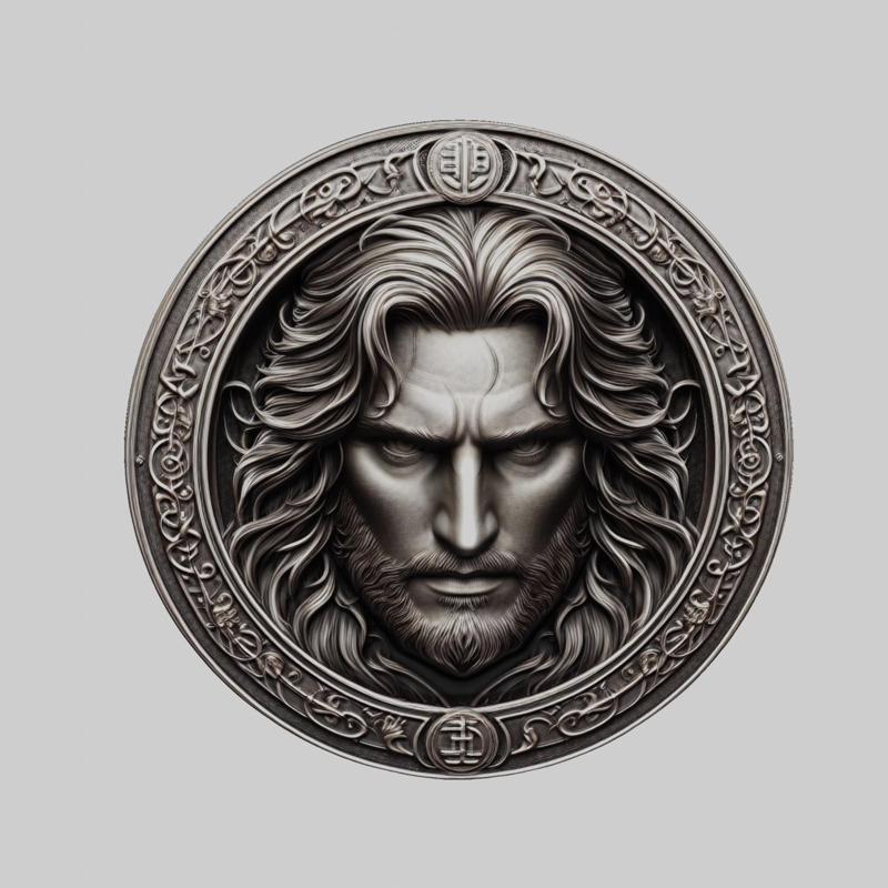 Faramir Lord of Rings Medallion for CNC Router Laser & 3D Printer