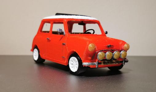 Mini Cooper clasic sport scale 1-24 Designer Ed van der Heijden