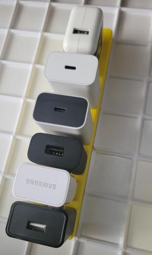 Large Charger Holder Gridfinity 1x5