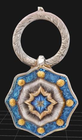 Cool flower keychain