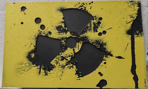radioactive symbol warning