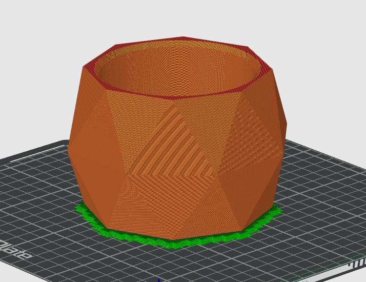 Geometric flower pot