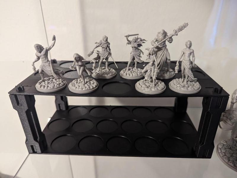 Blank+30mm stackable miniature shelves