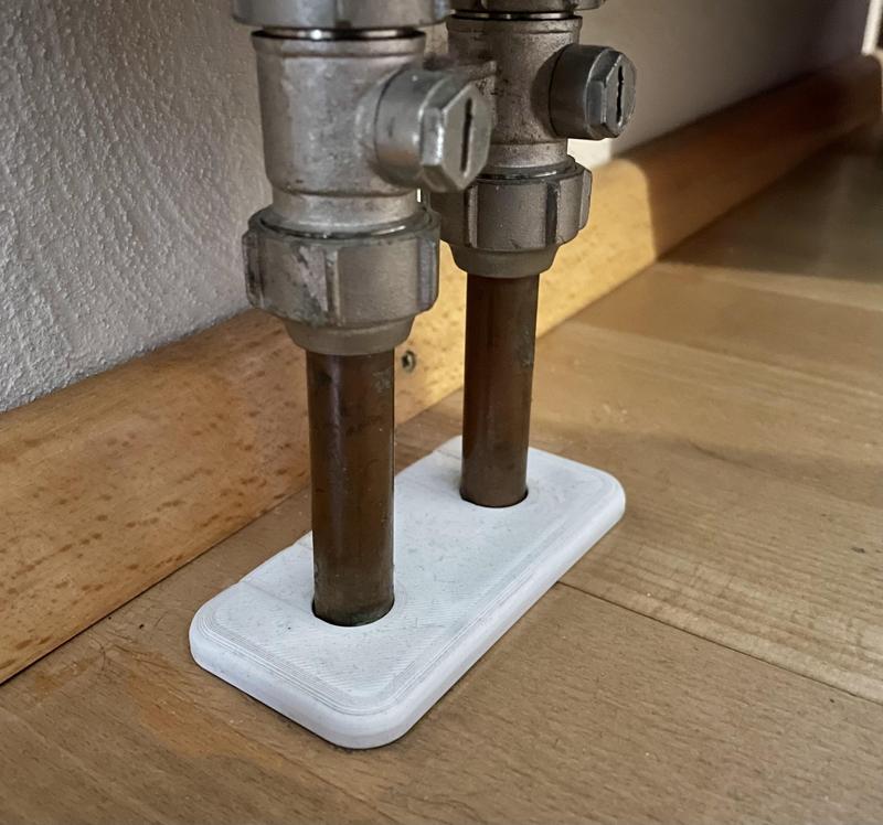 Double Rosette/ Cover for Pipes (click-system)