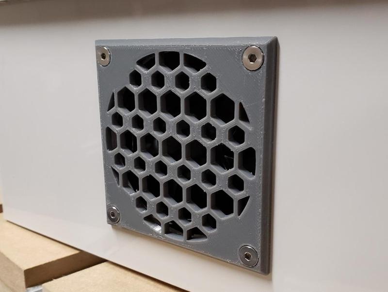 Fan Shroud 80mm Hexagon Pattern