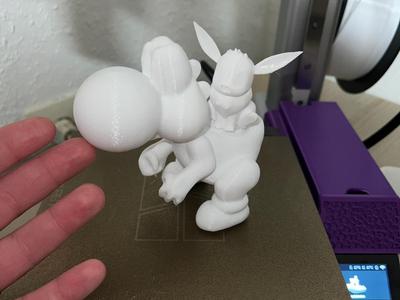 Eevee rides Yoshi