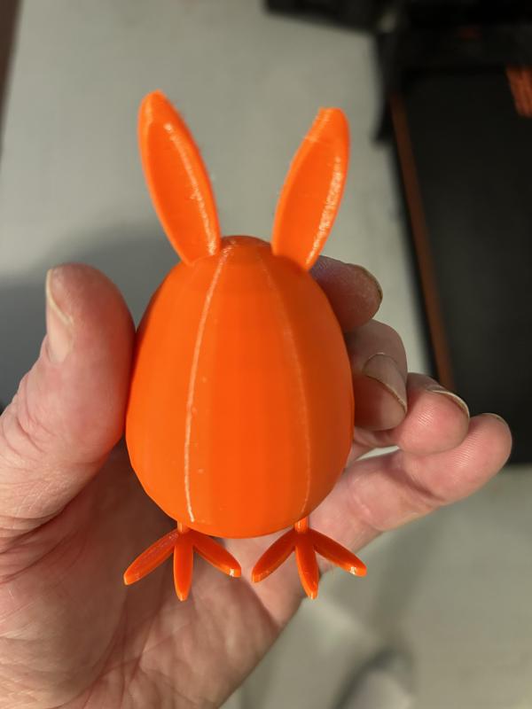 Fluffy Ears Egg Walker